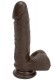 Gode r�aliste noir de 18 cm - Doc Johnson