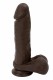 Gode r�aliste noir de 20 cm - Doc Johnson