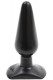 Doc Johnson Butt Plug Zwart Medium : 13 cm