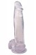 Dildo Clear Stone 20 cm