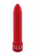 Mini Vibromasseur Diamond Silk Rouge 11 cm
