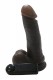 Vibromasseur Noir Boomser r�aliste 20 cm