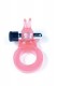 Cockring vibrant Rabbit en jelly rose