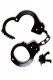 Menottes en m�tal noir Fetish Fantasy