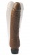 Vibromasseur g�latine brun 23 cm 