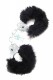Menottes Fetish Fantasy en plumes noires