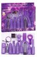 Ensemble complet de sex-toys mauve
